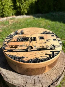 Obrázok Dóza s vlastným motívom - karavan
