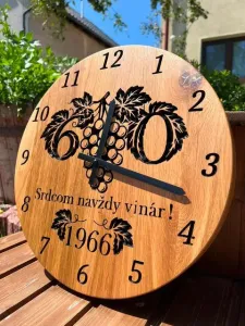 Obrázok Hodiny Hrozno 40cm
