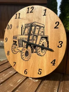 Obrázok Hodiny Traktor 40cm