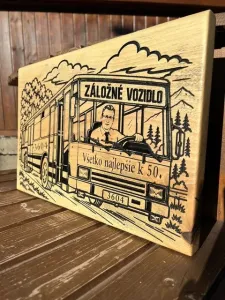 Obrázok Tabuľa vlastný motív - vozidlo